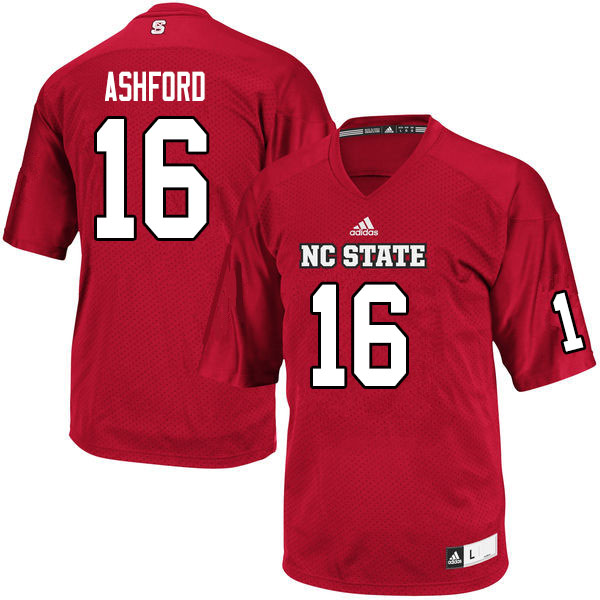 Men #16 Rakeim Ashford NC State Wolfpack College Football Jerseys Sale-Red - Click Image to Close